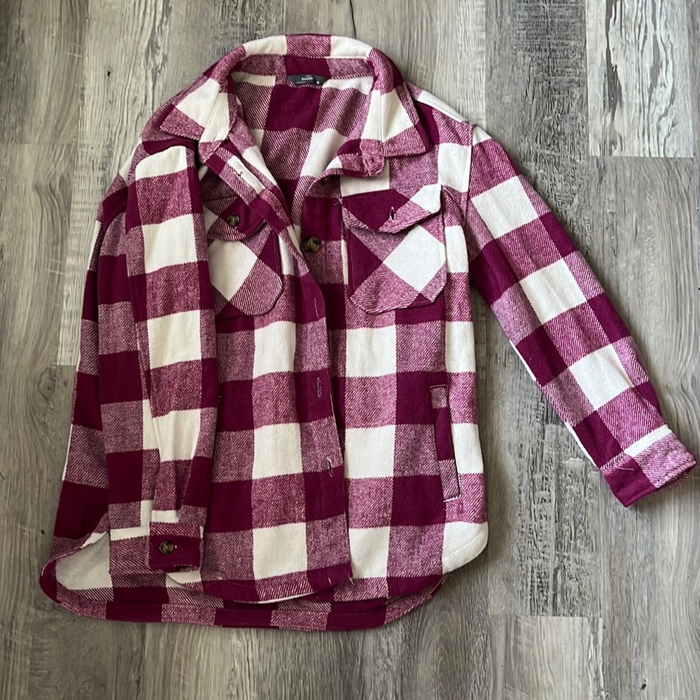 Members mark plaid shacket